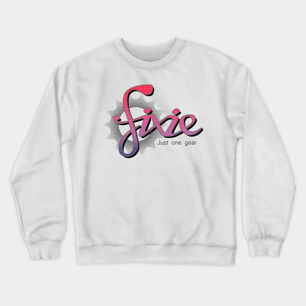 Fixie Crewneck Sweatshirt by Siegeworks